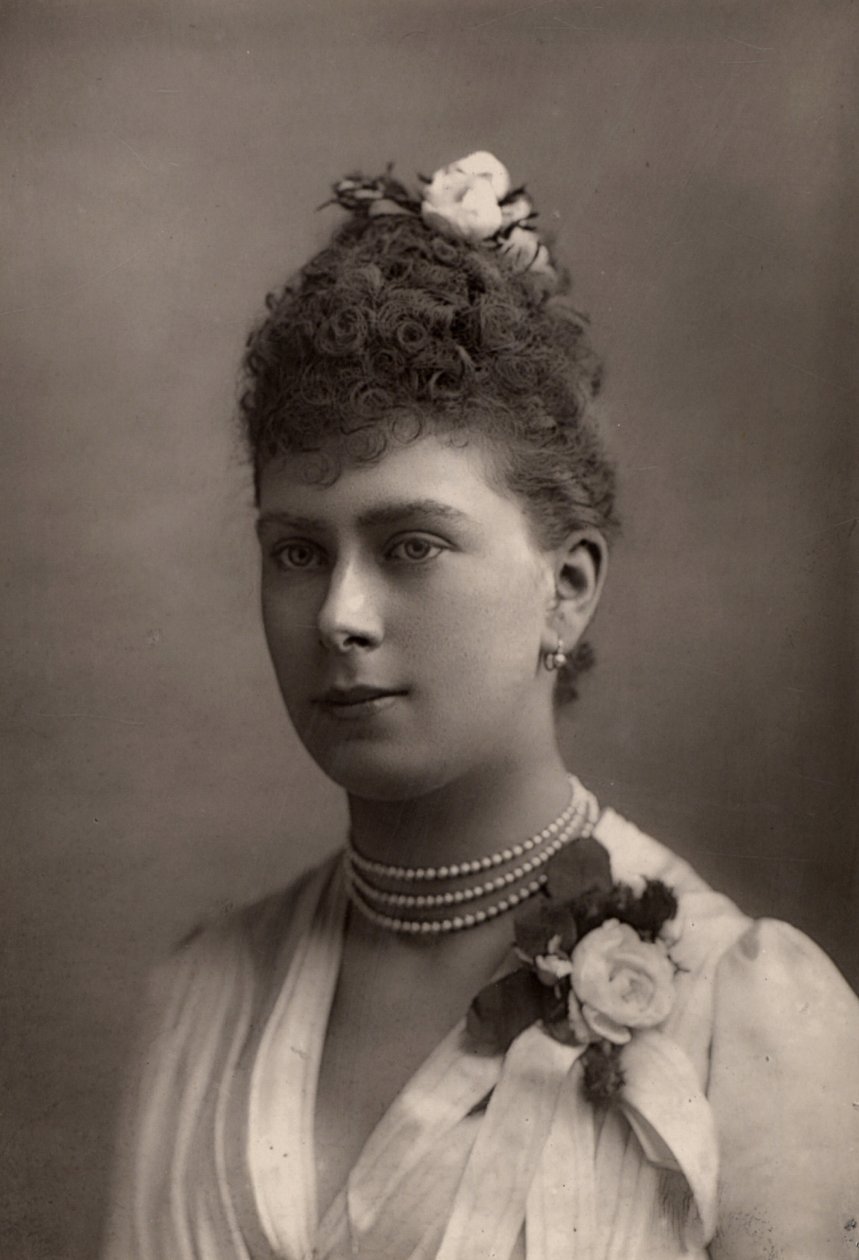 Prinsesse Mary (mai) av Teck (1867-1953) av W. and D. (after) Downey