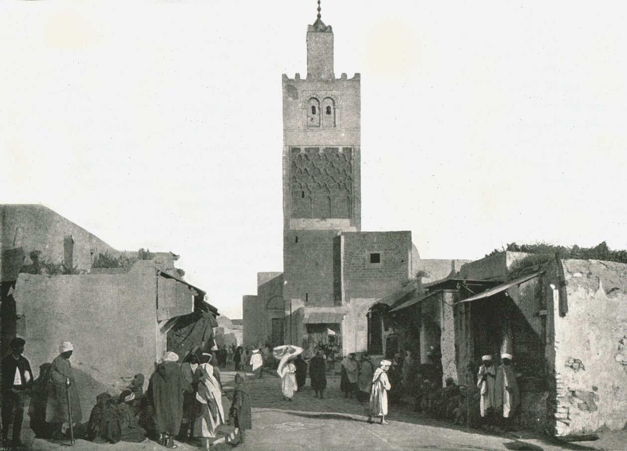 Gate i Tunis, Tunisia, 1895. av W and S Ltd