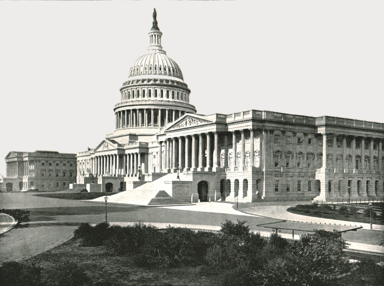 The Capitol, Washington DC, USA, 1895. av W and S Ltd