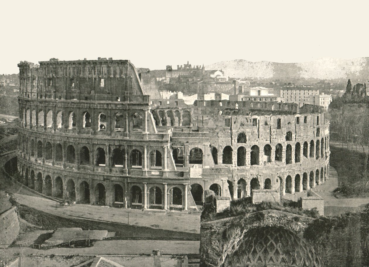 Colosseum, Roma, Italia, 1895. av W and S Ltd