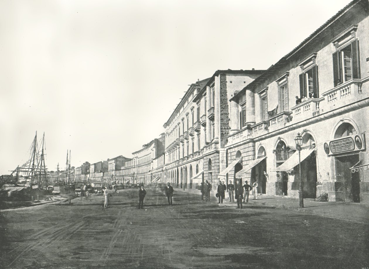 Marinaen, Messina, Sicilia, Italia, 1895. av W and S Ltd