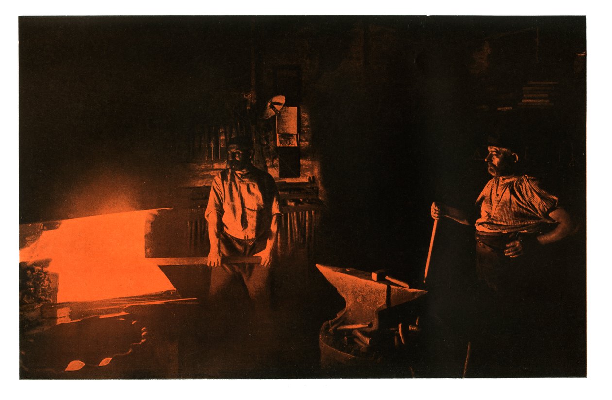 The Smithy, 1901. av Waldemar Titzenthaler