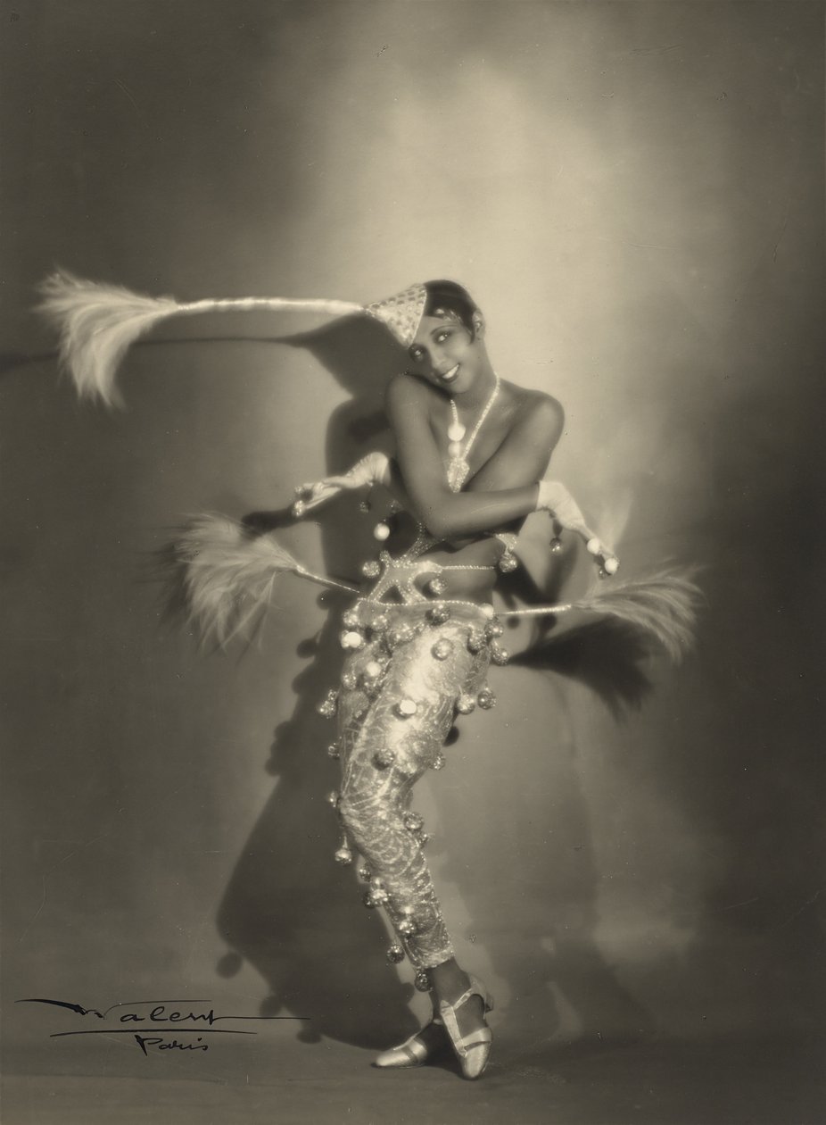 Josephine Baker, ca. 1927 (gelatinsølvtrykk) av Walery