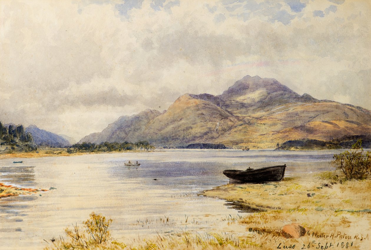 Ben Lomond fra Luss av Waller Hugh Paton