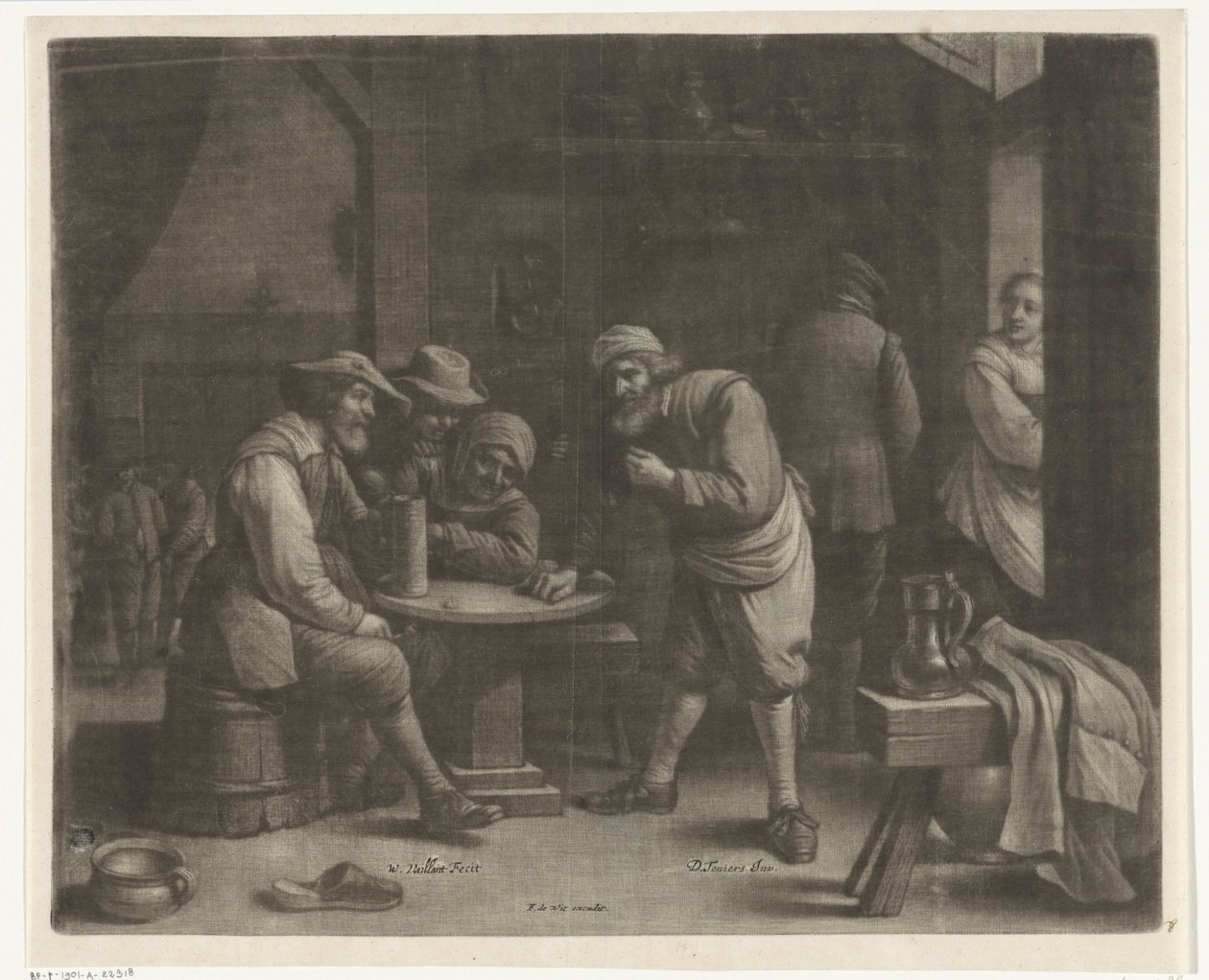 Herbergscene av Wallerant Vaillant