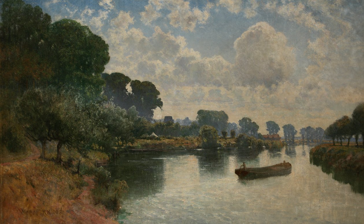 Kepax Ferry, Worcester, ca. 1900 av Walter Alfred Firkins