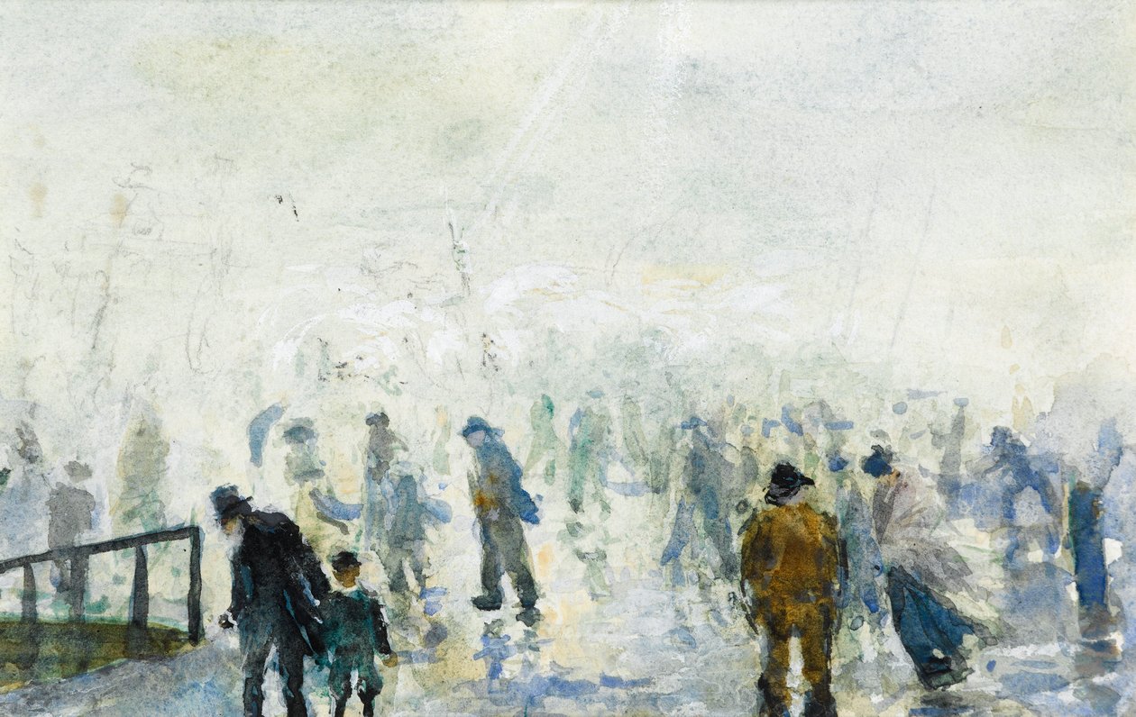 Markedsdag, Antwerpen av Walter Bonner Gash