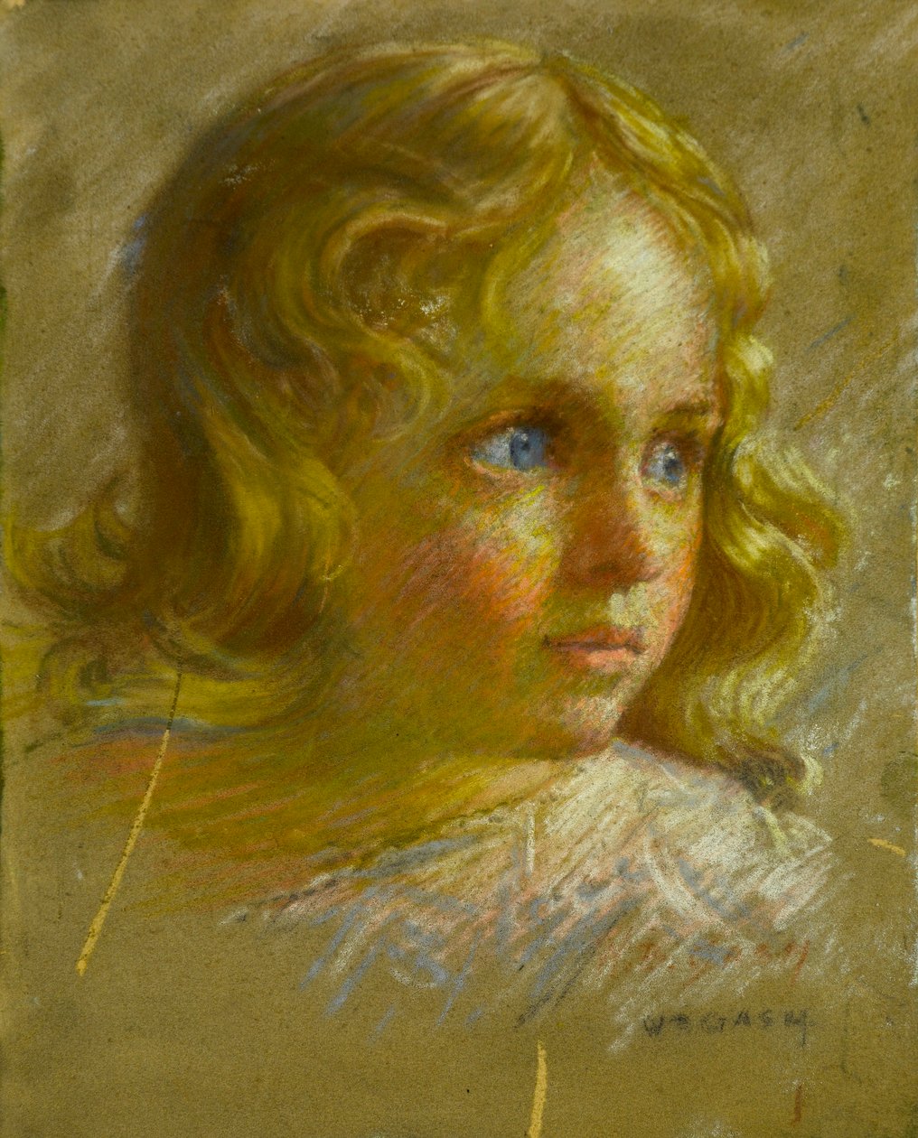 Portrett av en ung jente av Walter Bonner Gash