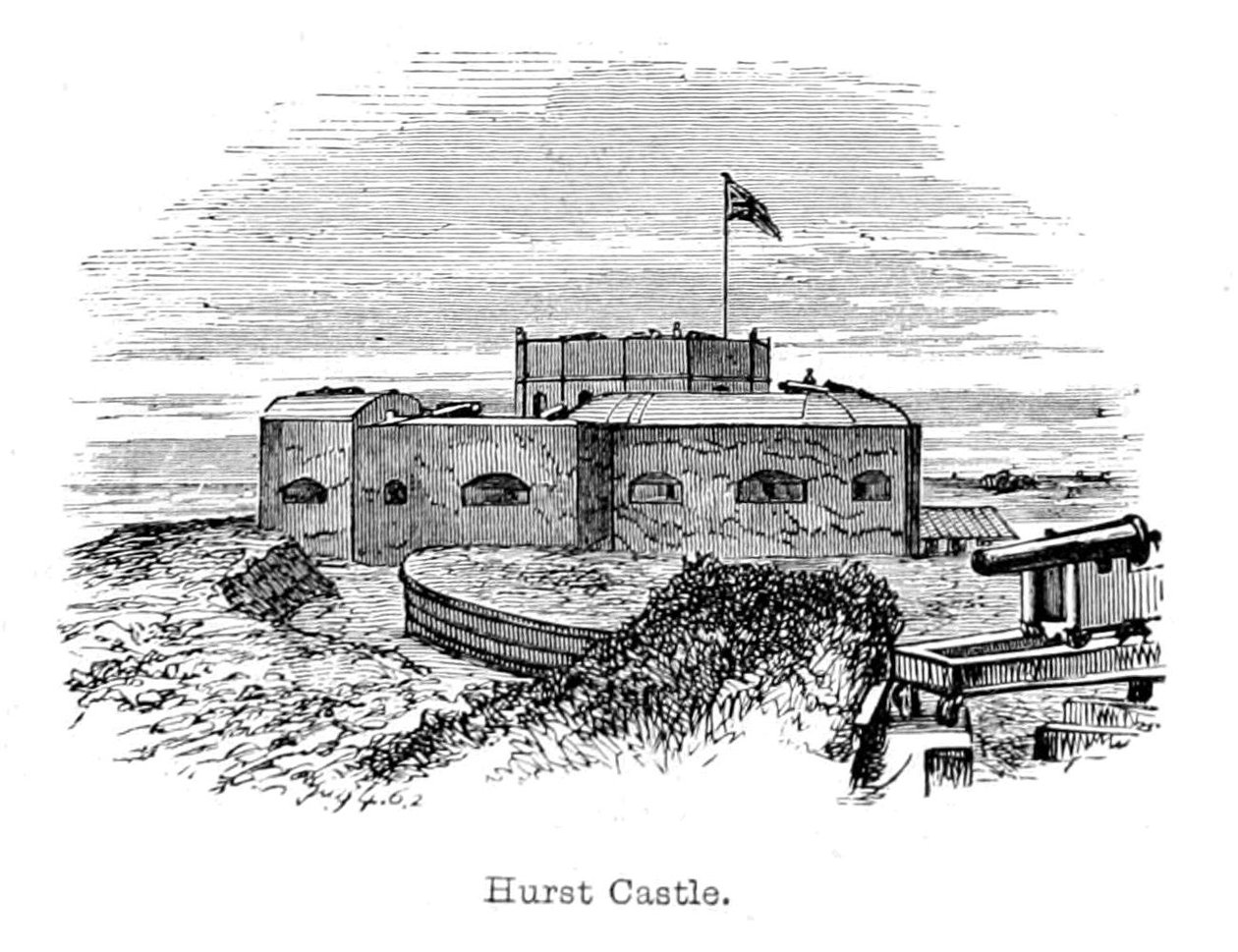Hurst Castle av Walter Crane