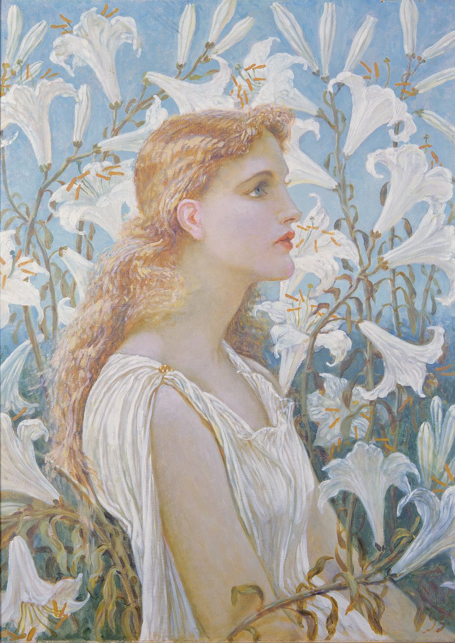 Liljer, 1893 av Walter Crane