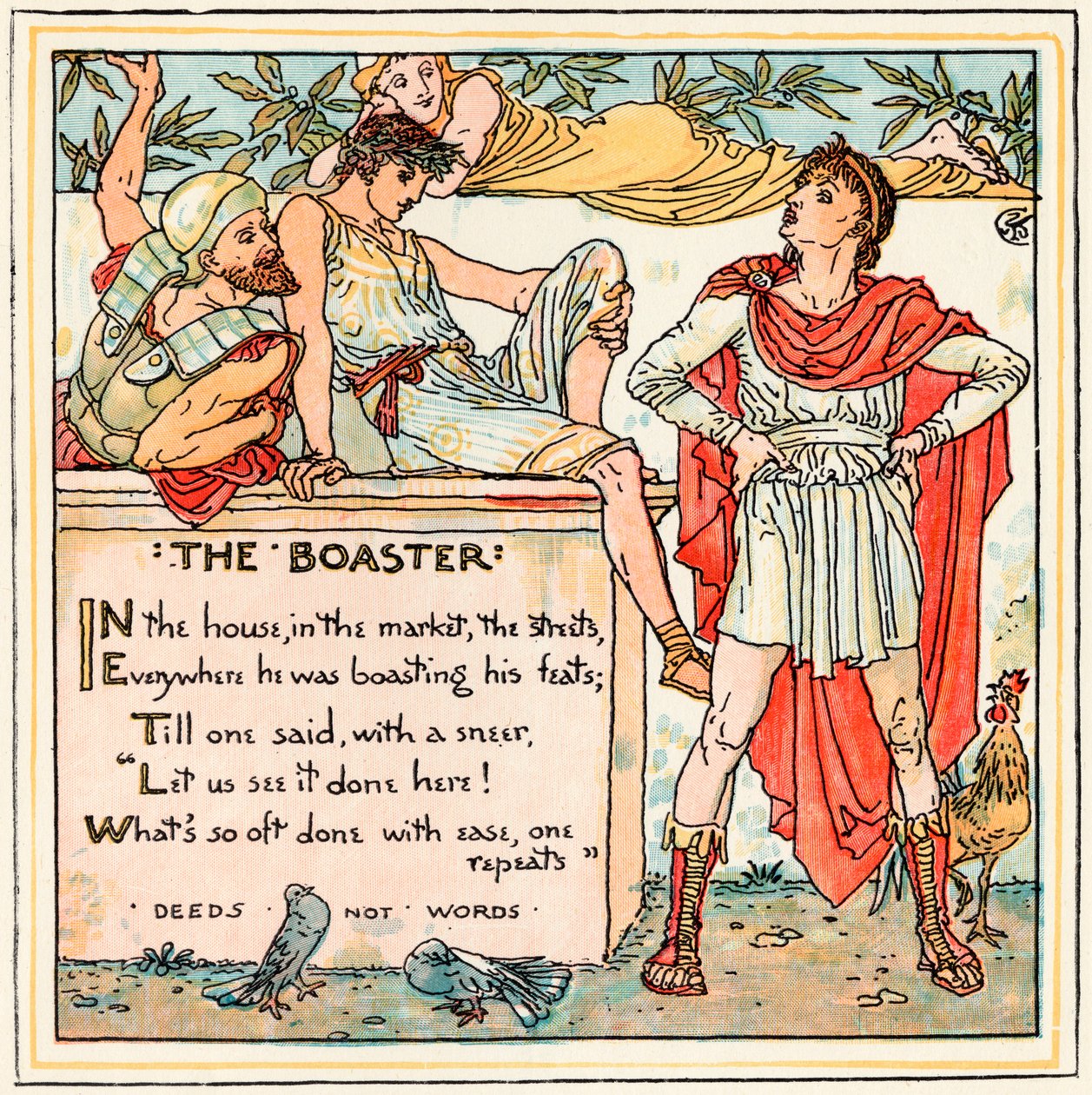The Boaster, illustrasjon fra 