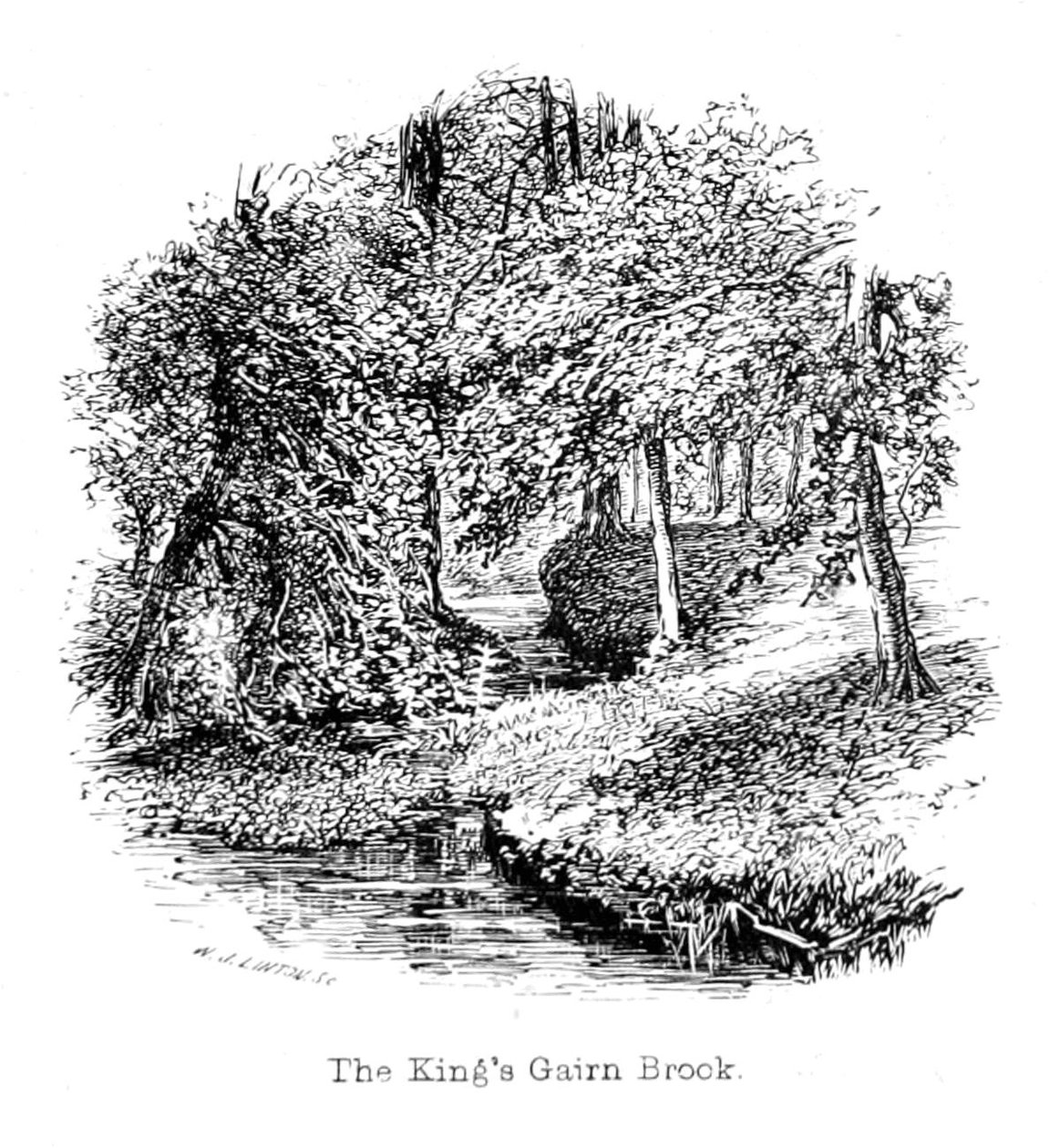 Kings Gairn Brook av Walter Crane