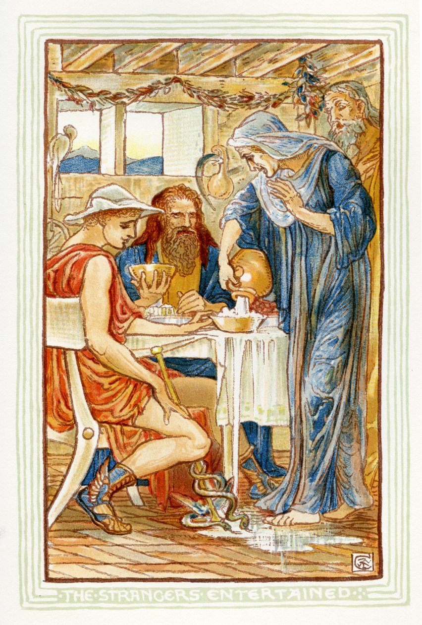 De fremmede underholdt av Walter Crane