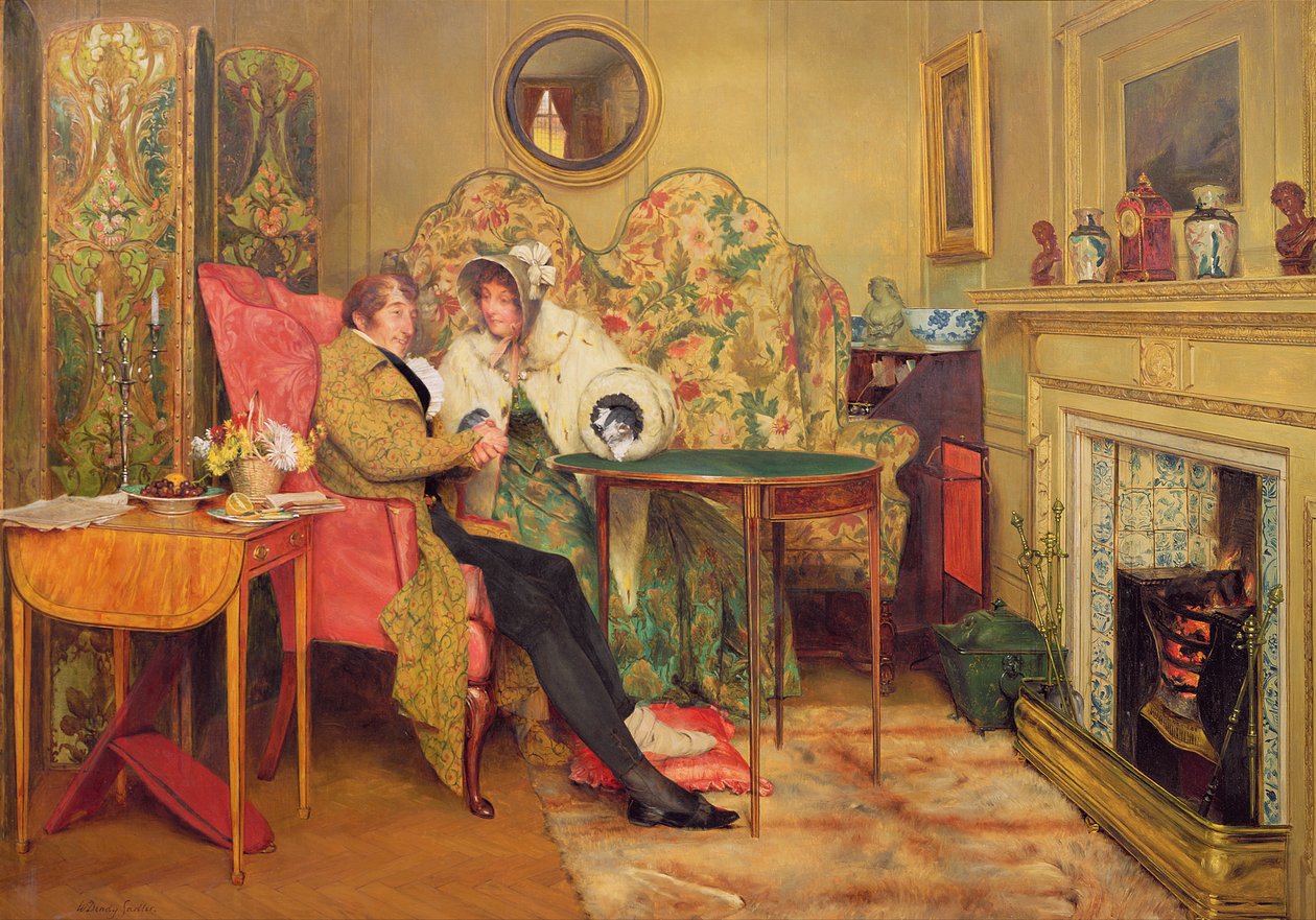 En oppmerksom besøkende av Walter Dendy Sadler