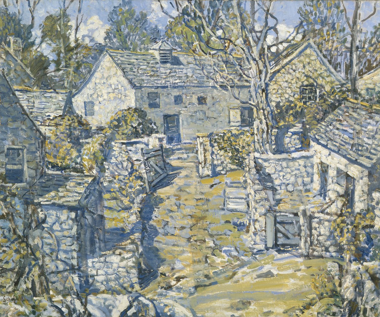 Steinlandsby av Walter Elmer Schofield