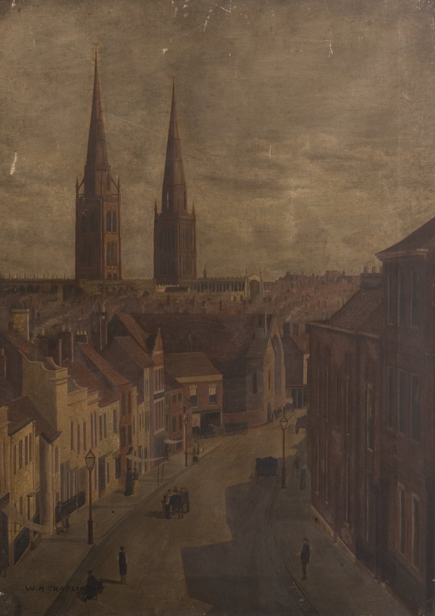Bishop Street, Coventry, ca. 1885 av Walter H. Chaplin
