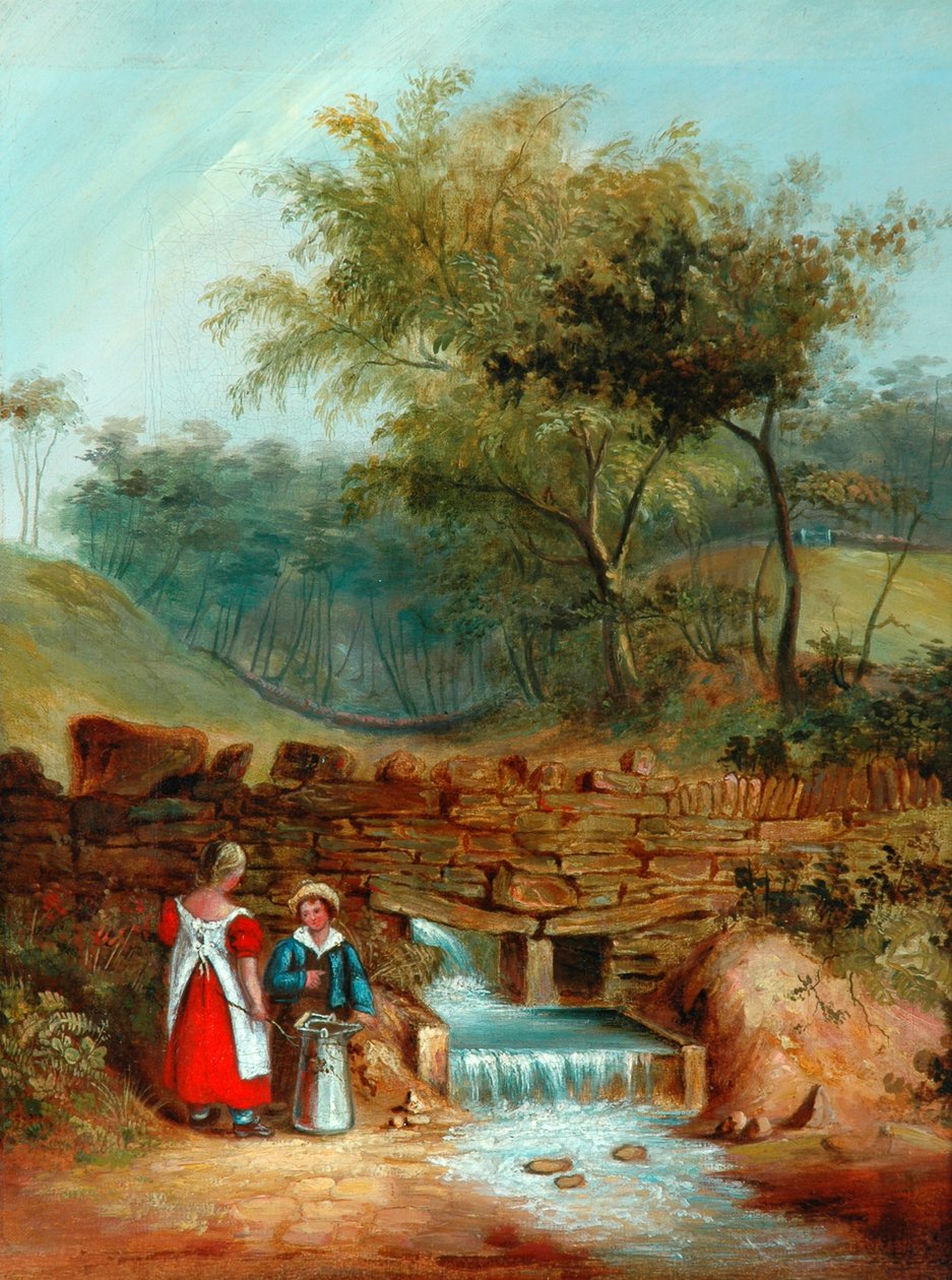 Old Well, Birks Hall, Halifax av Walter Heath
