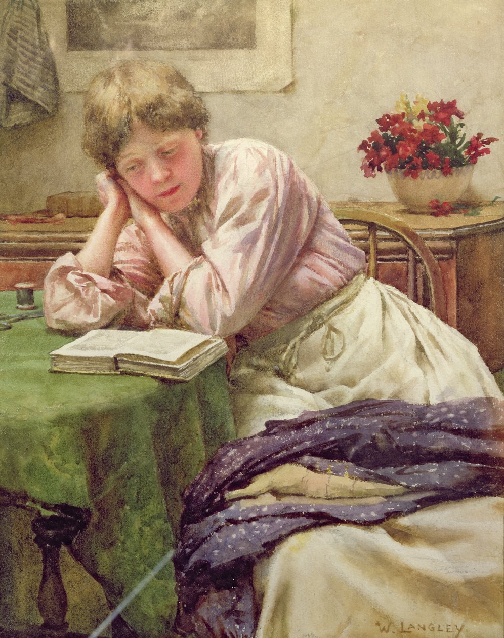 En stille lesning av Walter Langley