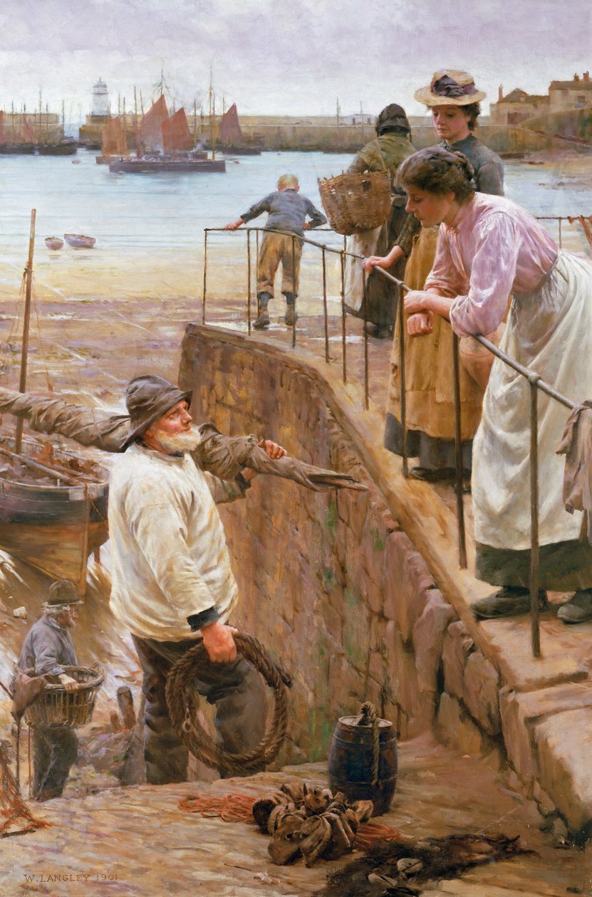 Mellom tidevannet av Walter Langley