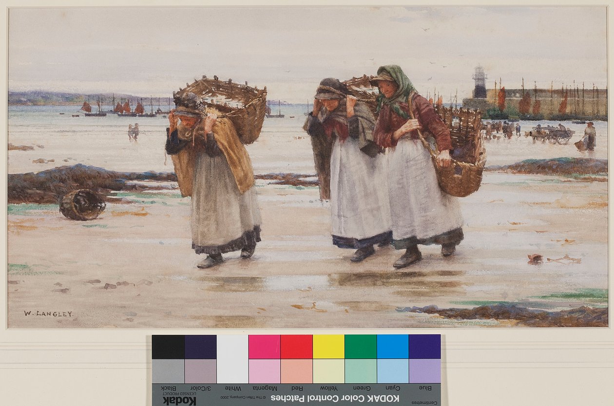 The Breadwinners, ca. 1896 (wc på papir) av Walter Langley