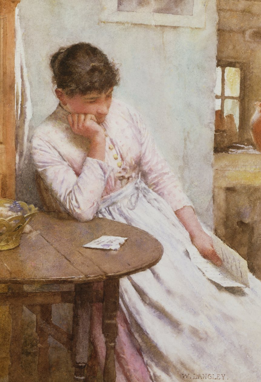 Brevet av Walter Langley