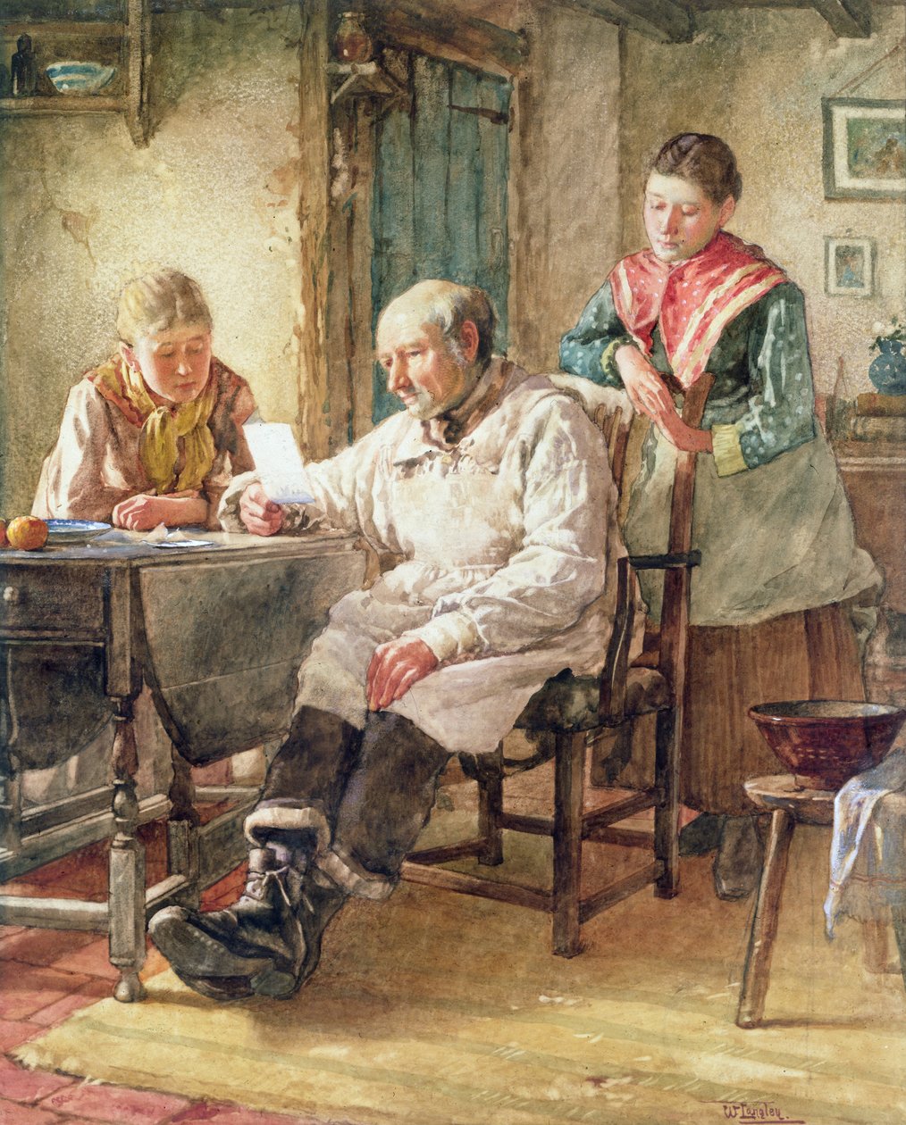Morgenposten av Walter Langley