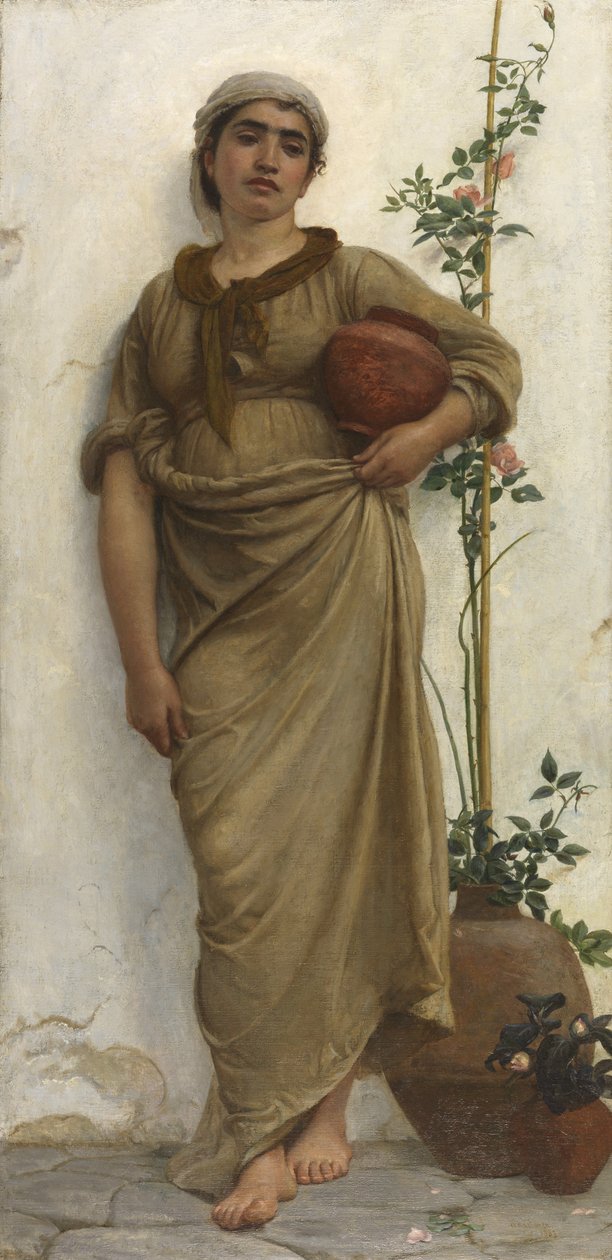 En napolitansk blomsterselger, 1883 av Walter Maclaren