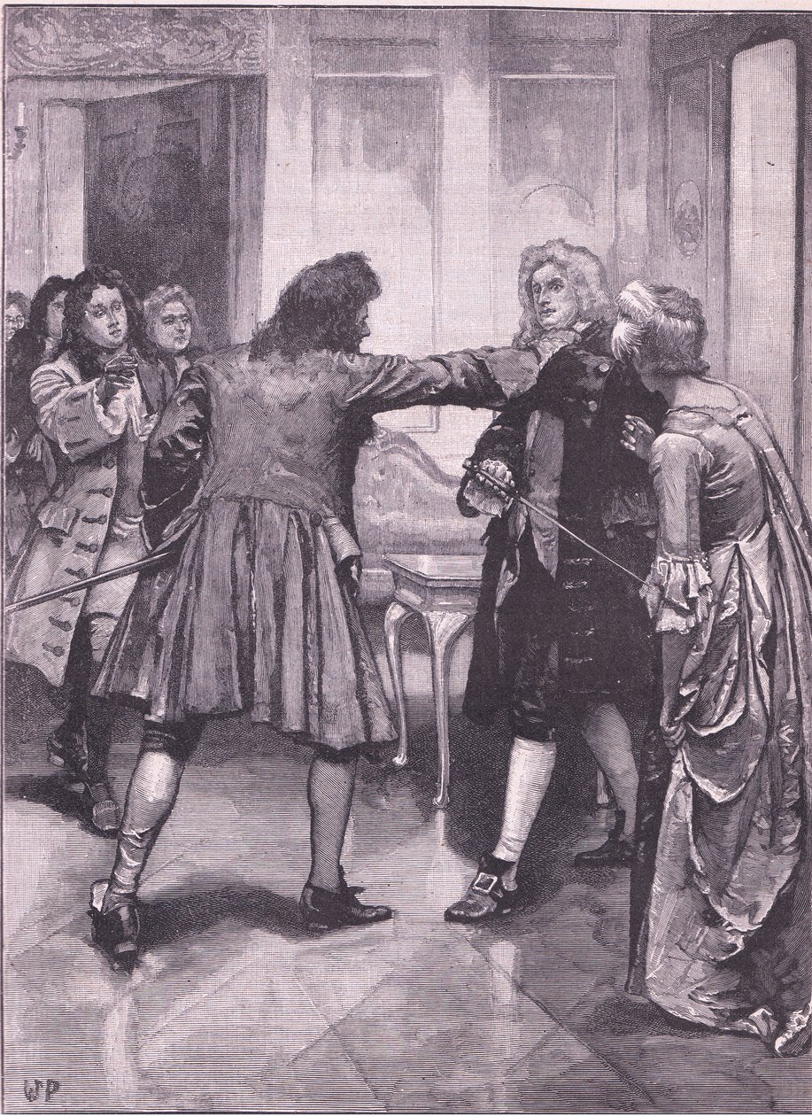 Walpoles krangel med Townsend AD 1729 av Walter Paget