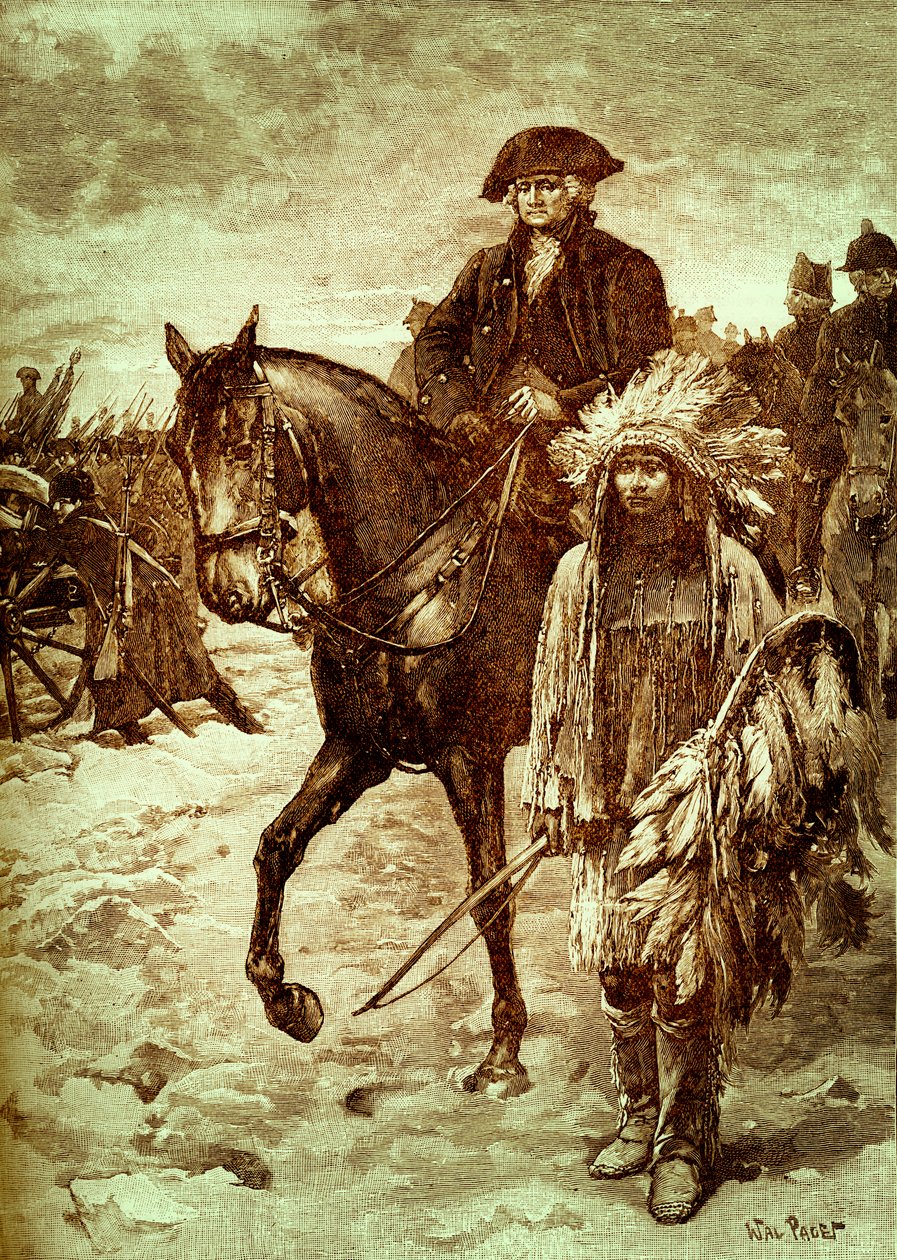Washington krysser Delaware, Amerika av Walter Paget
