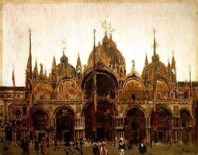 Basilica San Marco, Venezia, ca. 1895-96 av Walter Richard Sickert