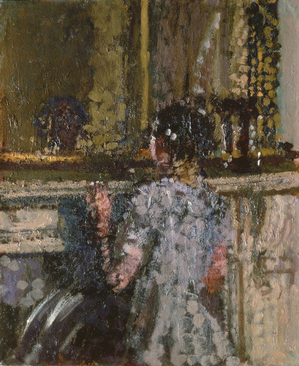 Jente som ser inn i et speil av Walter Richard Sickert