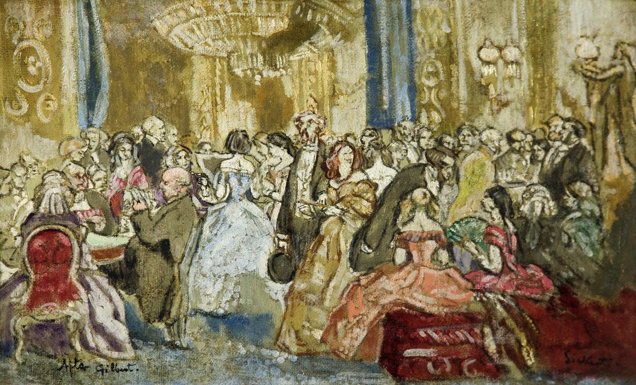 Glencora, etter John Gilbert av Walter Richard Sickert
