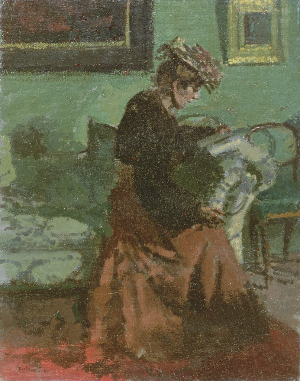 Helene Thumbt, påskedag av Walter Richard Sickert