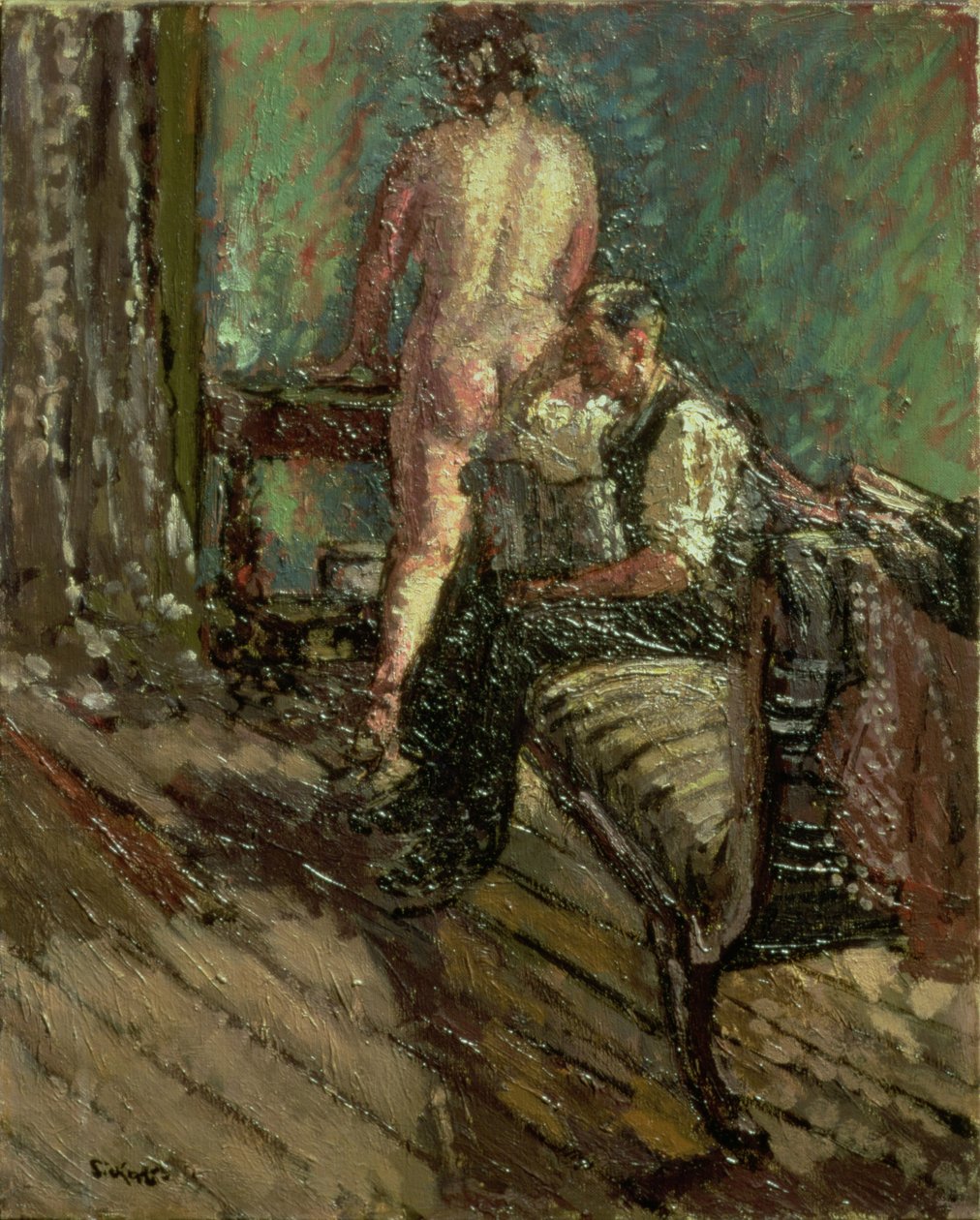 Hjemmeliv, Camden Town av Walter Richard Sickert
