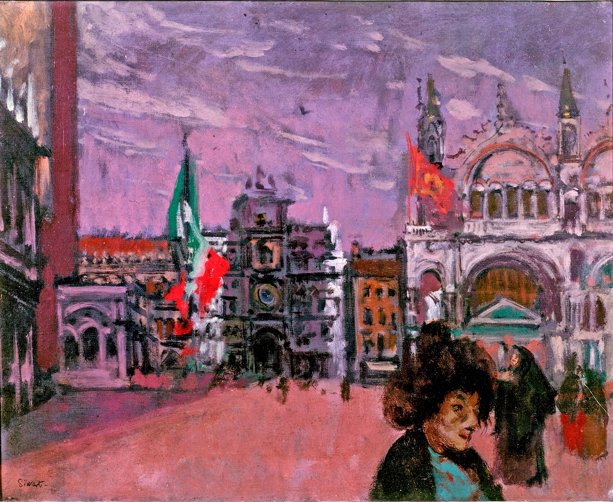 Piazza San Marco, Venezia, ca. 1903-06 av Walter Richard Sickert