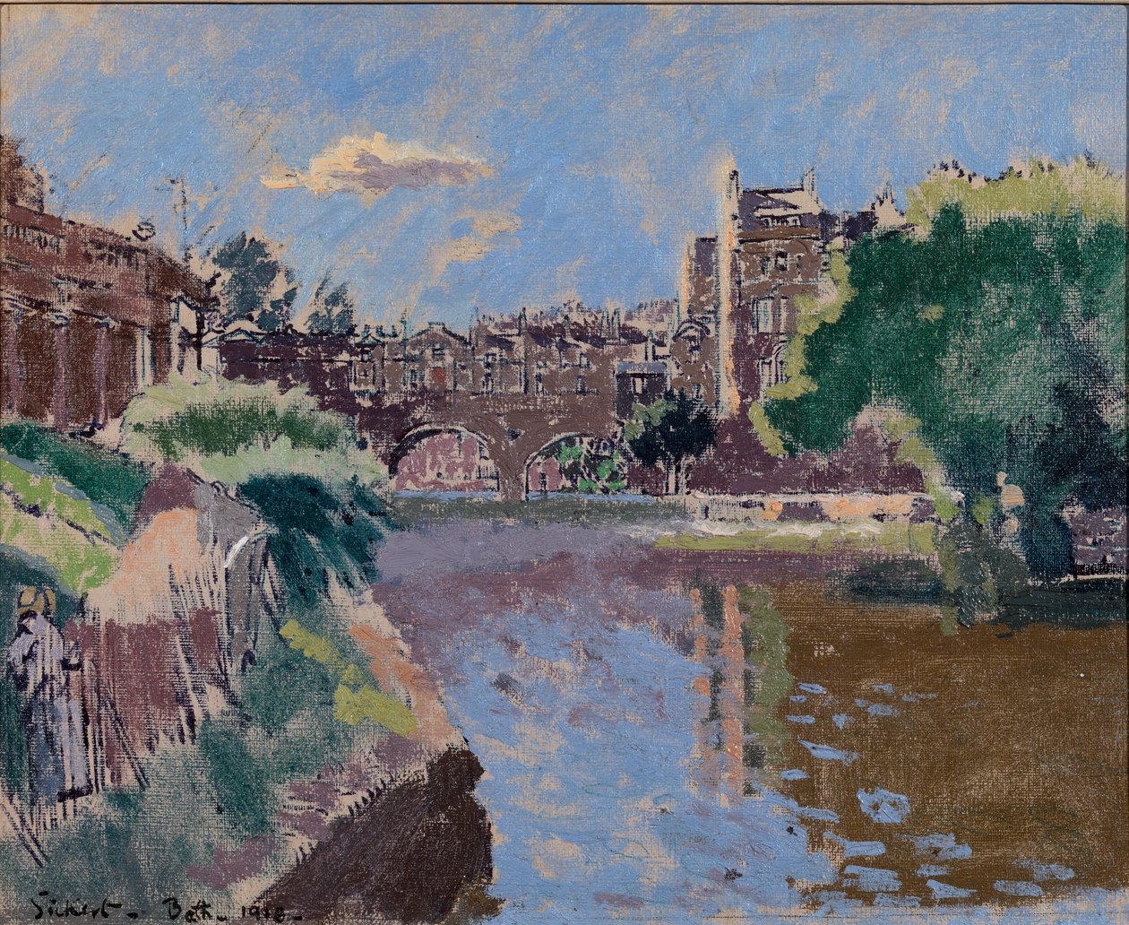 Pulteney Bridge, Bath, 1918 av Walter Richard Sickert