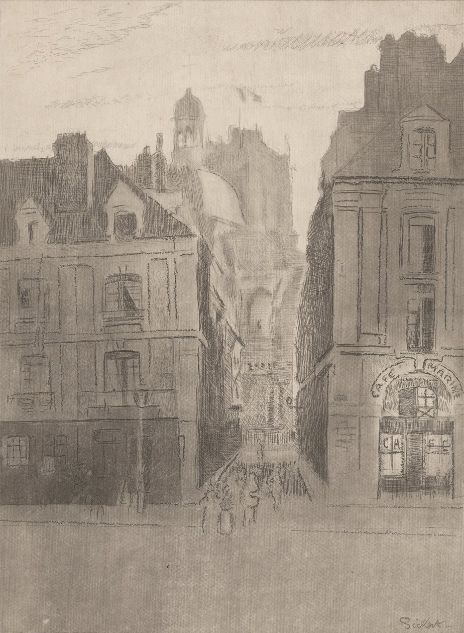 Gate i Dieppe av Walter Richard Sickert