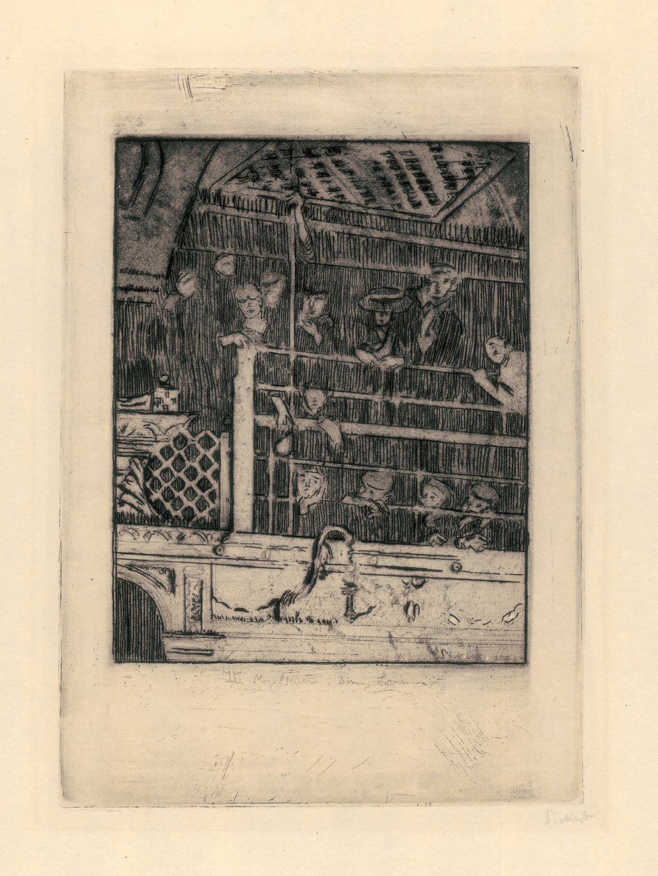 The Old Mogul Tavern, 1908 (etsing og akvatint) av Walter Richard Sickert