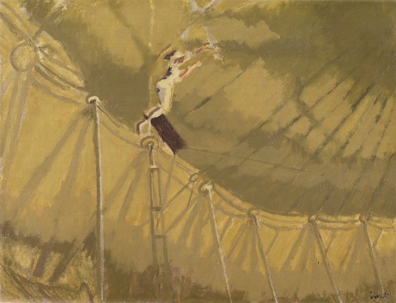 Trapesen, ca. 1920 av Walter Richard Sickert