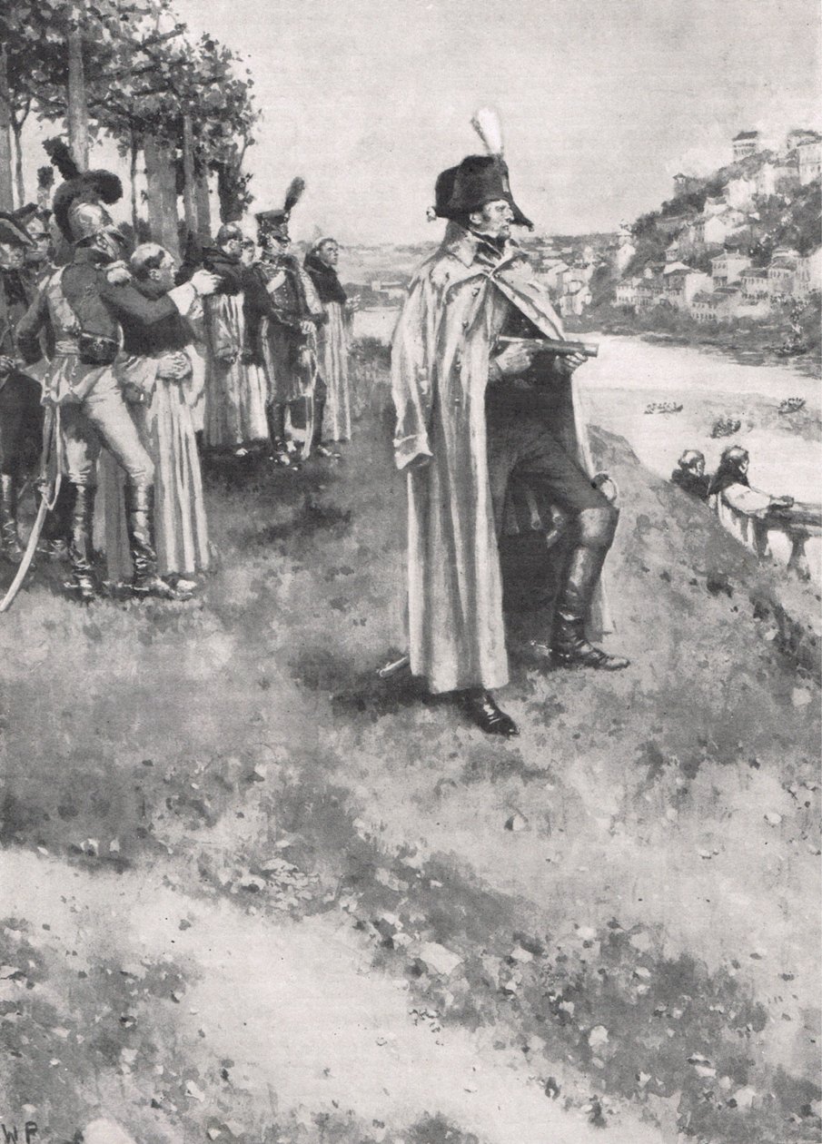 The Passage of Douro, mai 1809, illustrasjon fra 