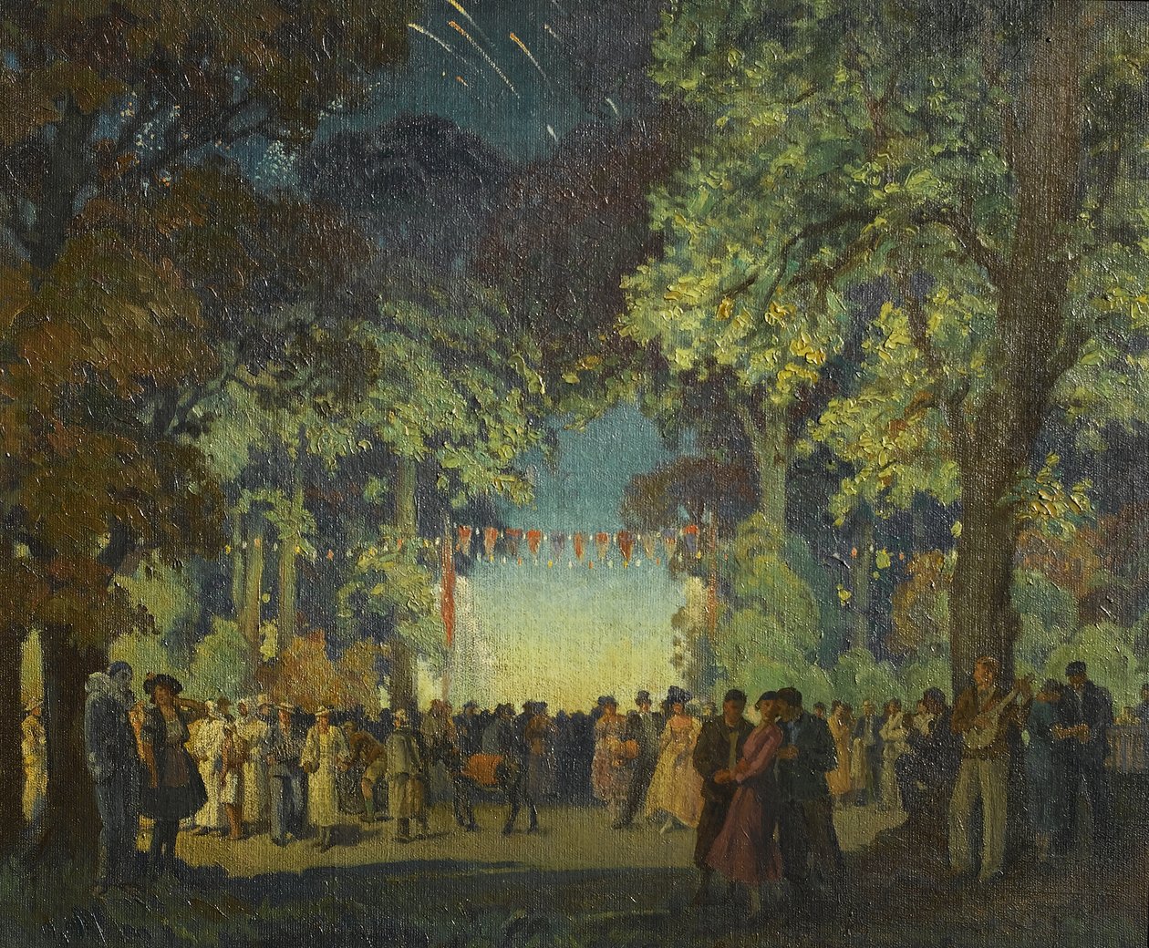 Carnival Night, Memorial Park, Coventry av Walter Ashworth