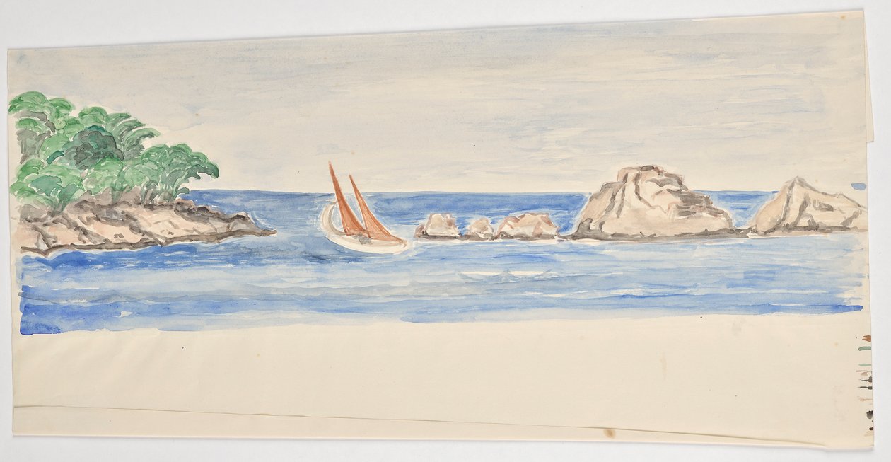 kysten i Florida (?) av Walter Barwig