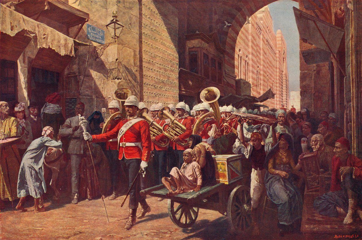 En vennlig makt i Egypt, 1906 av Walter Charles Horsley