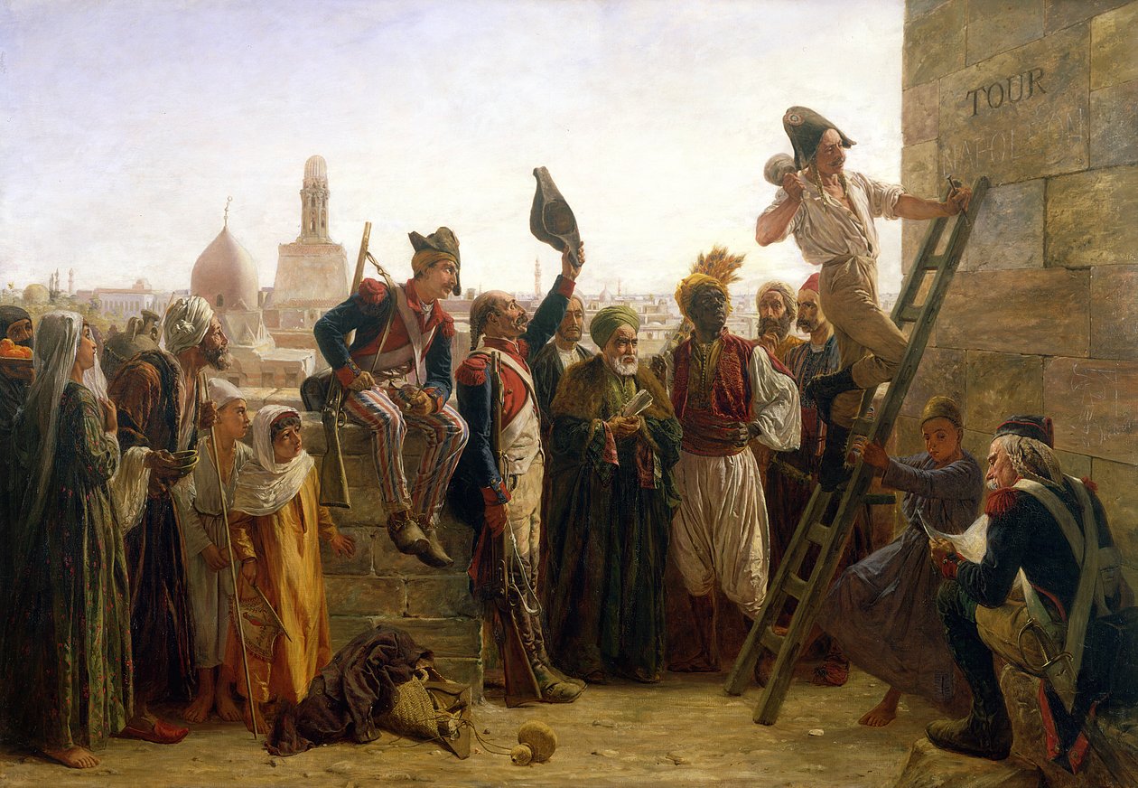 Franskmennene i Kairo i 1800, 1884 av Walter Charles Horsley