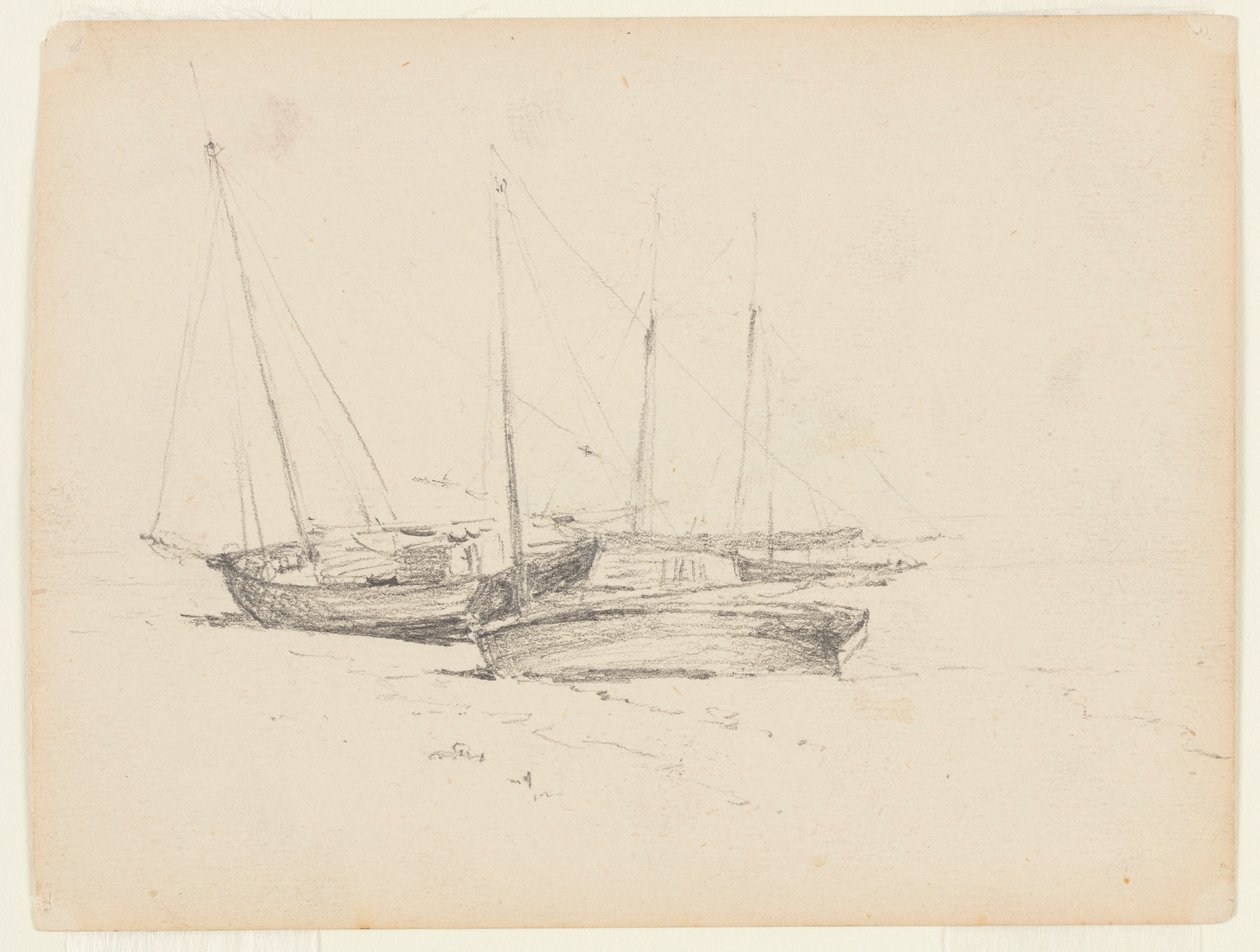 Fiskebåter på kysten av Walter Clark