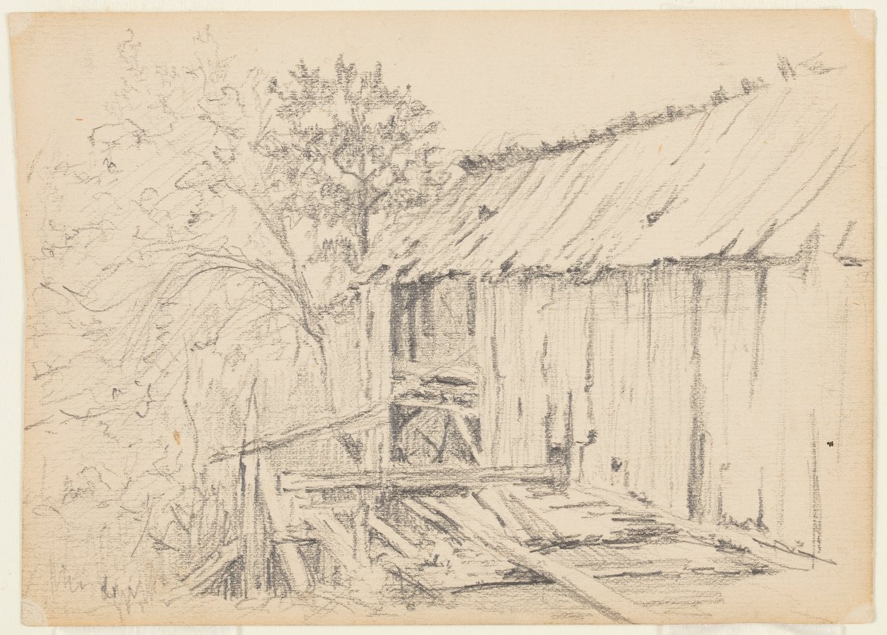 Ruin av en mølle av Walter Clark