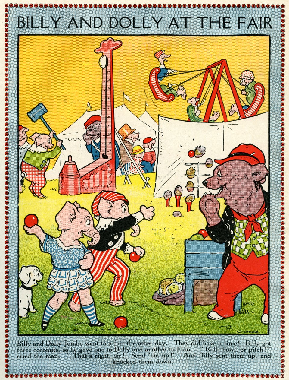 Billy og Dolly på messen av Walter Crane