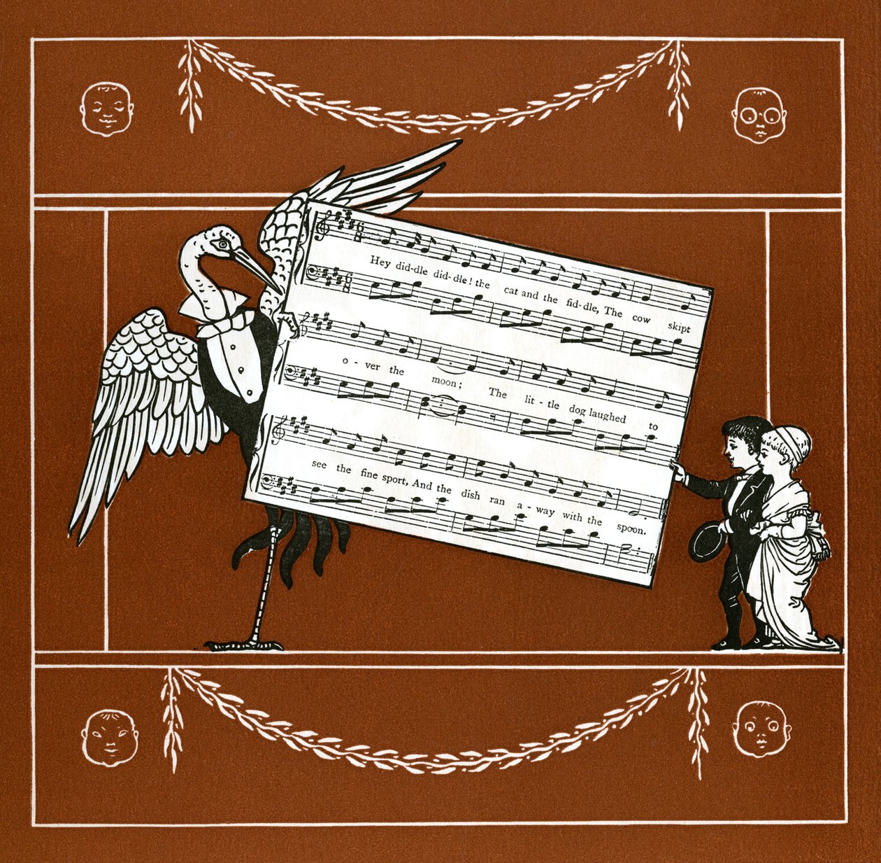 Katten og fela av Walter Crane