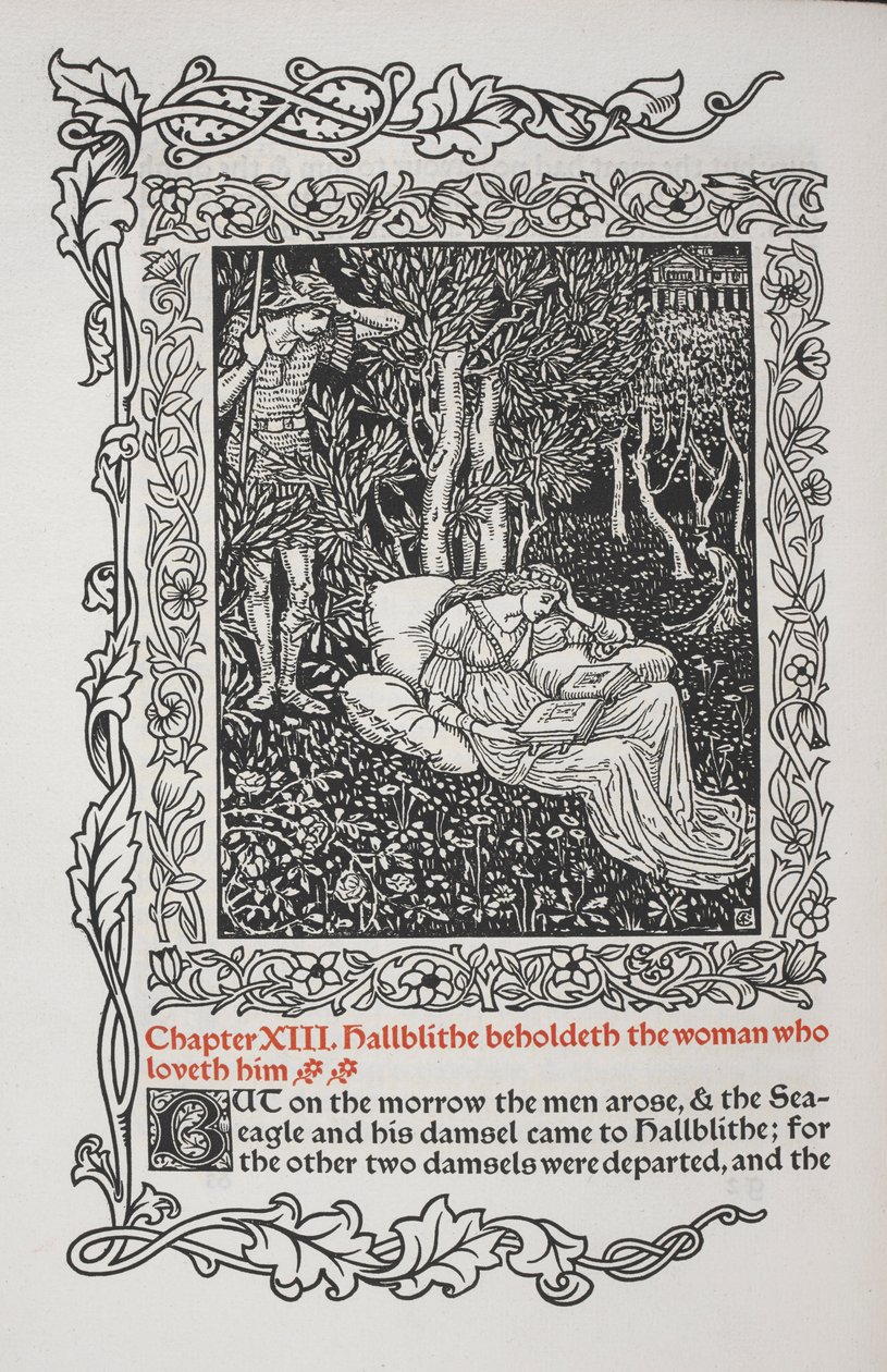 Kapittel XIII. Hallblithe ser kvinnen som elsker ham. av Walter Crane