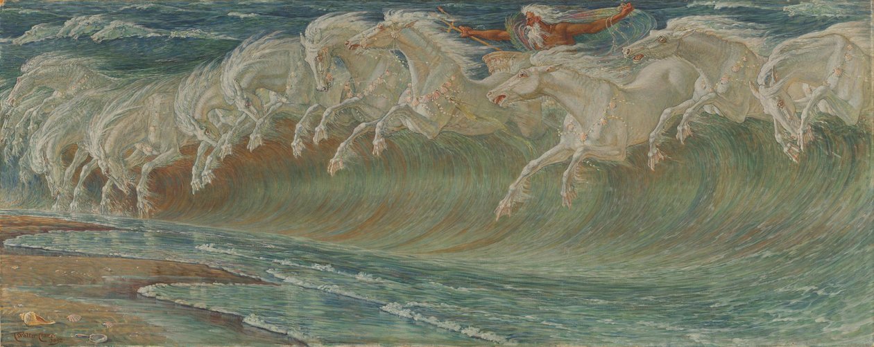 Neptuns hester av Walter Crane